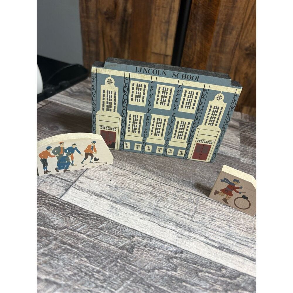 Lot of 3 The Cat’s Meow Lincoln School, 1988, and people